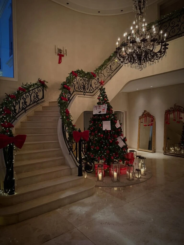 La Navidad de la China y Mauro Icardi. Foto: IG