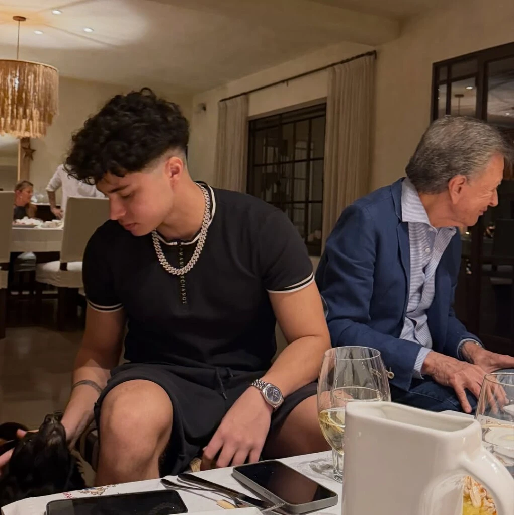 La Navidad de la familia Ortega. Foto: IG