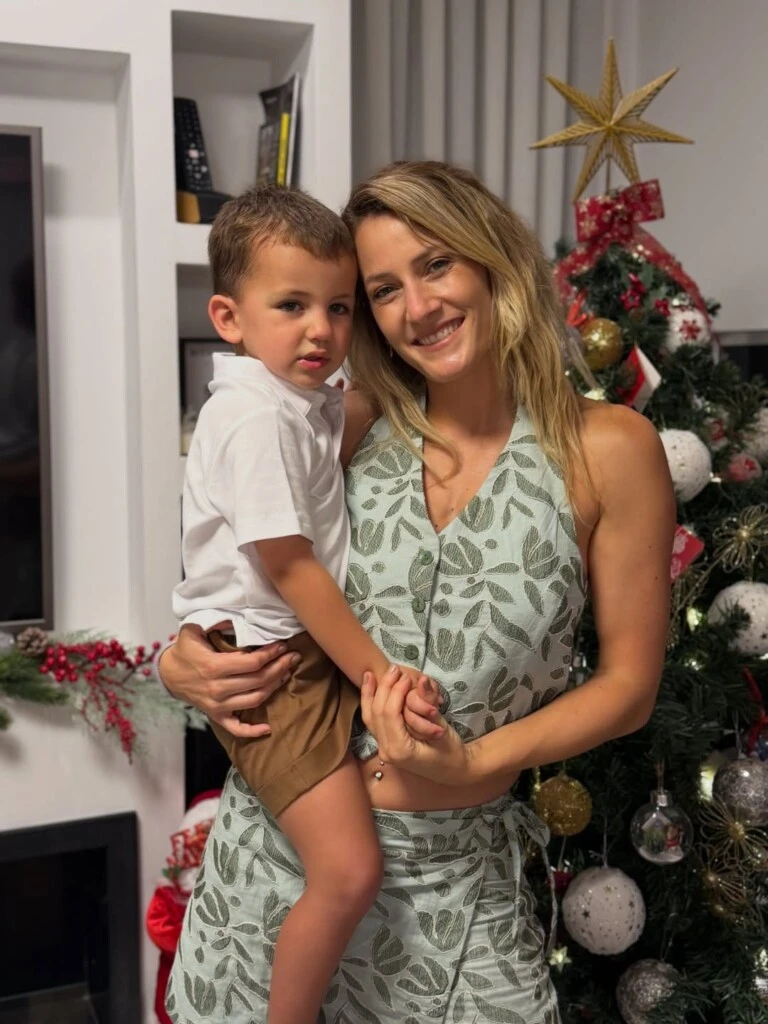 La Navidad de Mica Viciconte y Fabián Cubero. Foto: IG