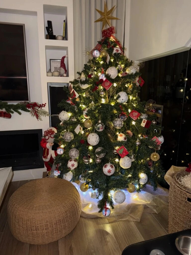 La Navidad de Mica Viciconte y Fabián Cubero. Foto: IG