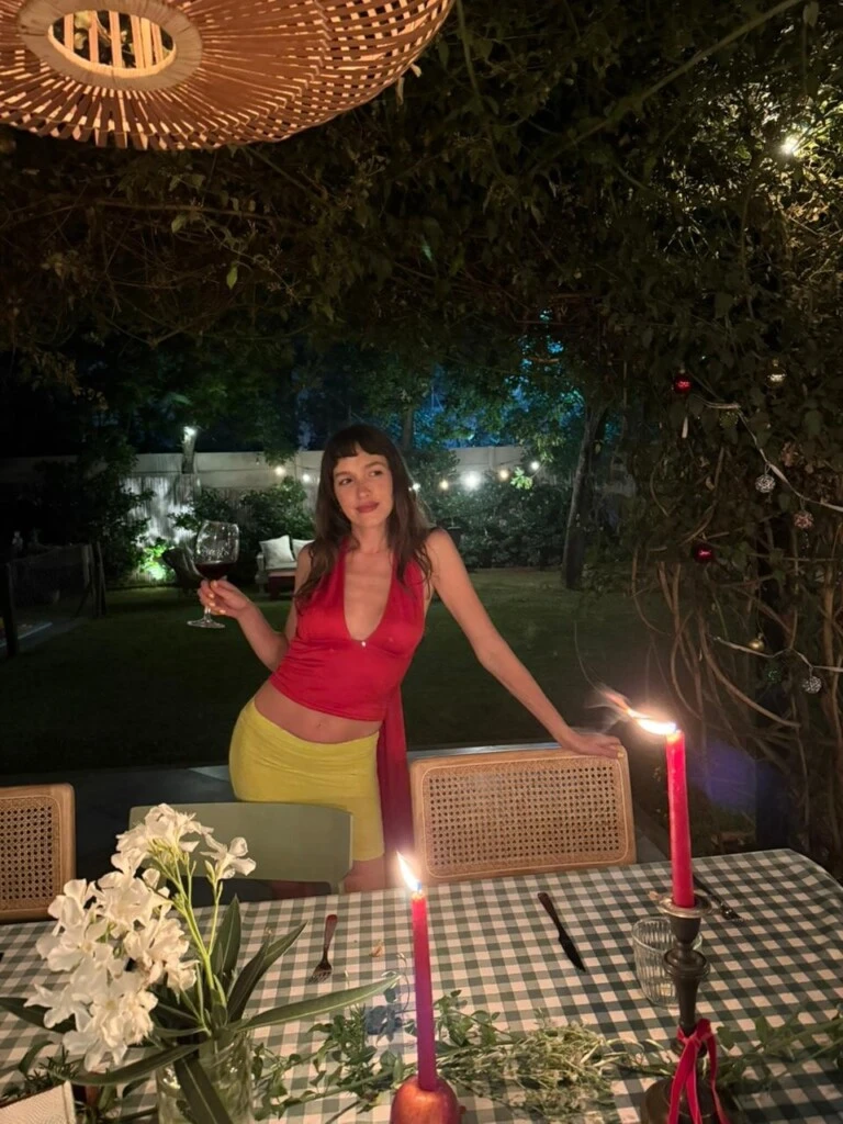 La Navidad de Cande Vetrano y Andrés Gil. Foto: IG