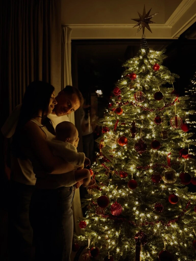 La Navidad de Mac Allister y Ailén Cova. Foto: IG