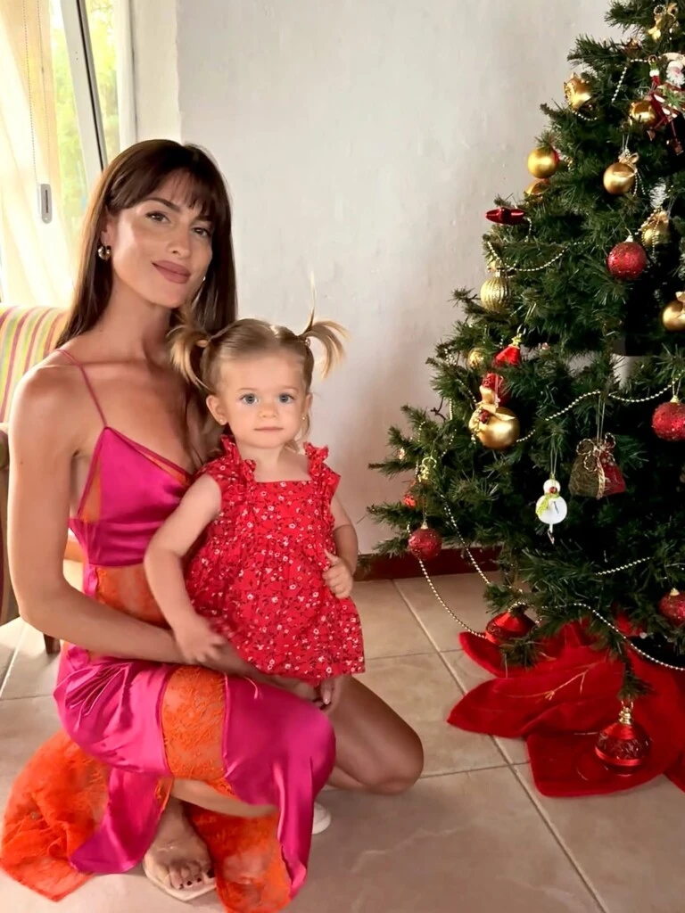 La Navidad de Agustina Casanova. Foto: IG