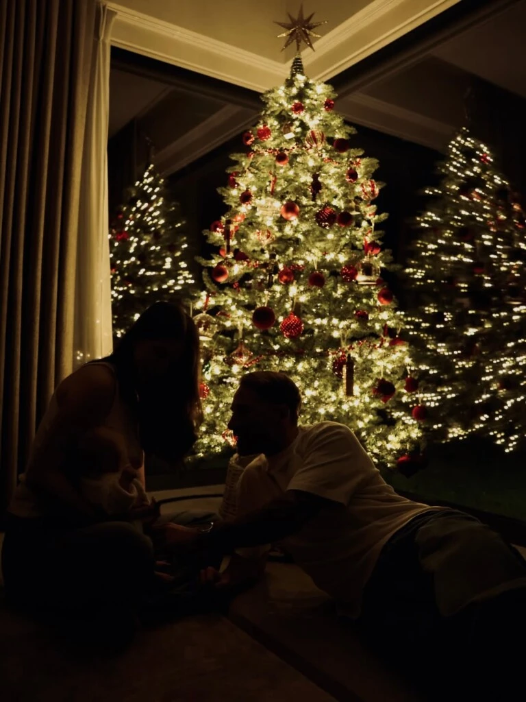 La Navidad de Mac Allister y Ailén Cova. Foto: IG