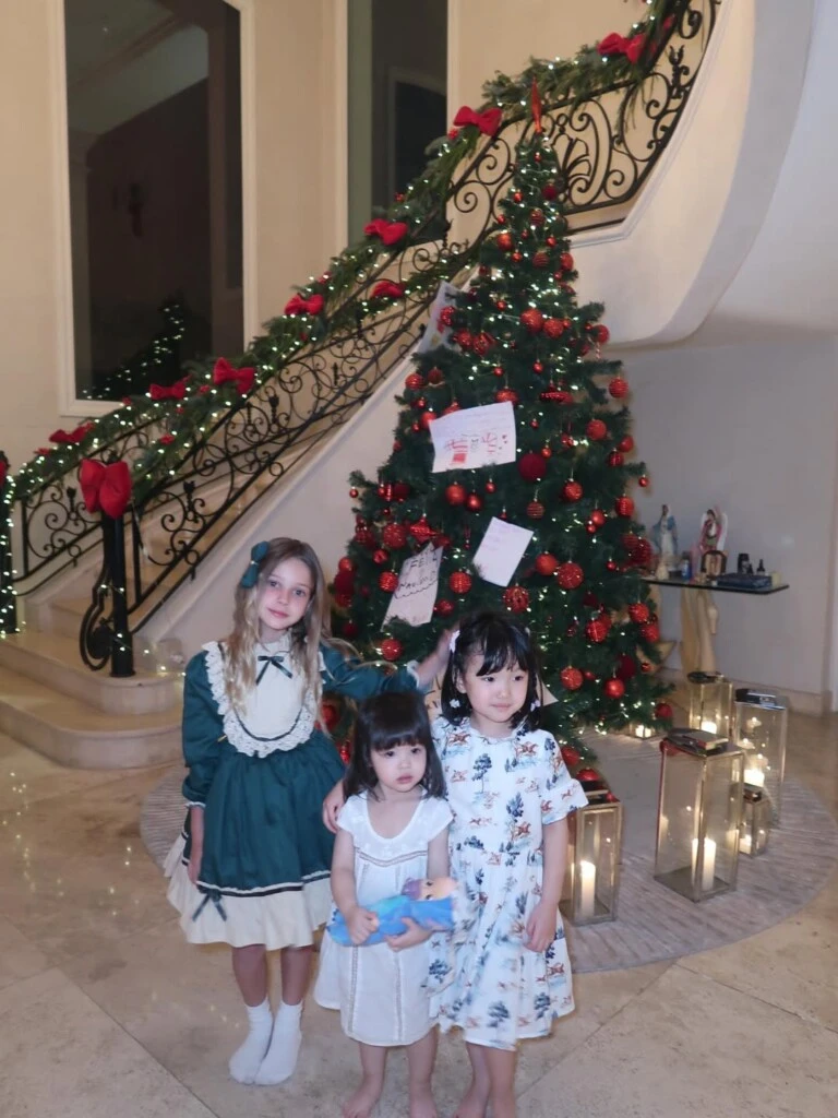 La Navidad de la China y Mauro Icardi. Foto: IG