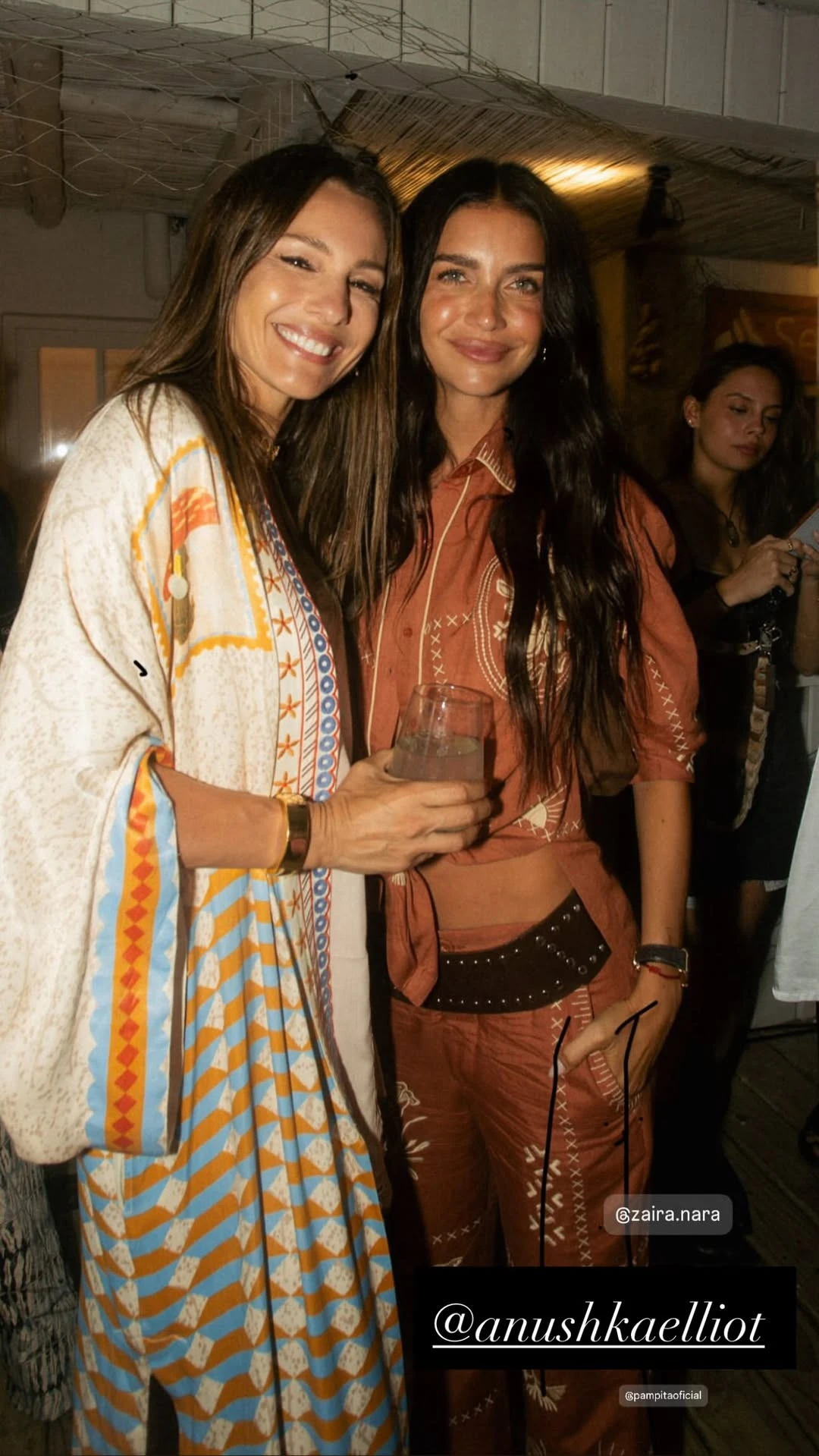 Pampita y Zaira Nara reinterpretan el boho chic en Punta del Este