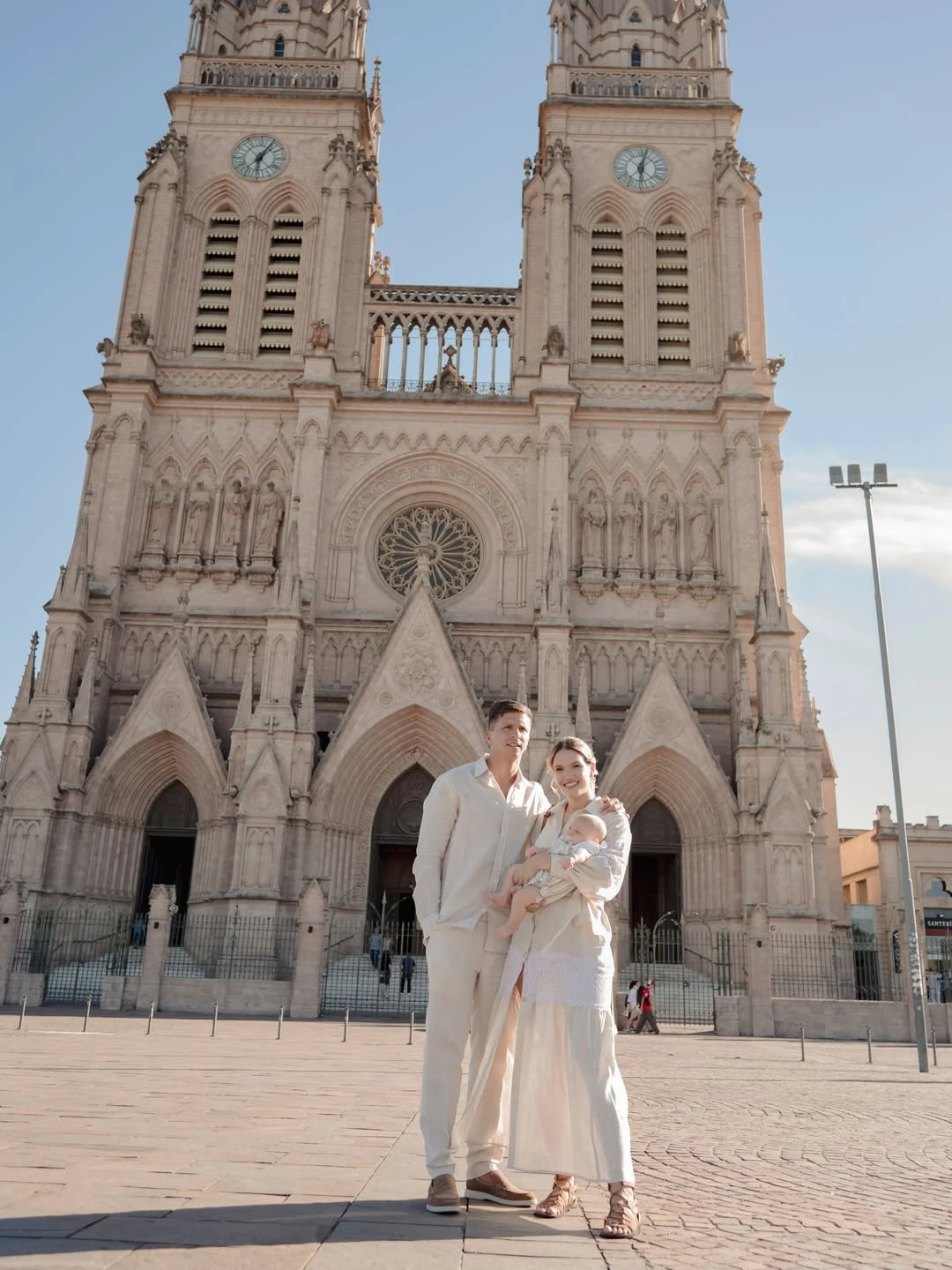 Eva Bargiela compartió fotos inéditas del bautismo de su hijo Faustino Simeone