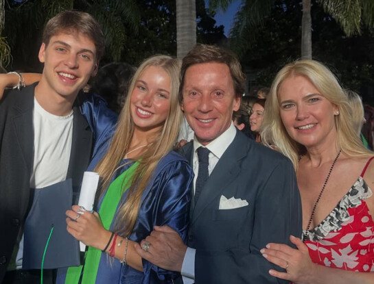 Taína Gravier egresó del secundario: el orgullo y la emoción de Valeria Mazza y Alejandro Gravier en el acto de colación