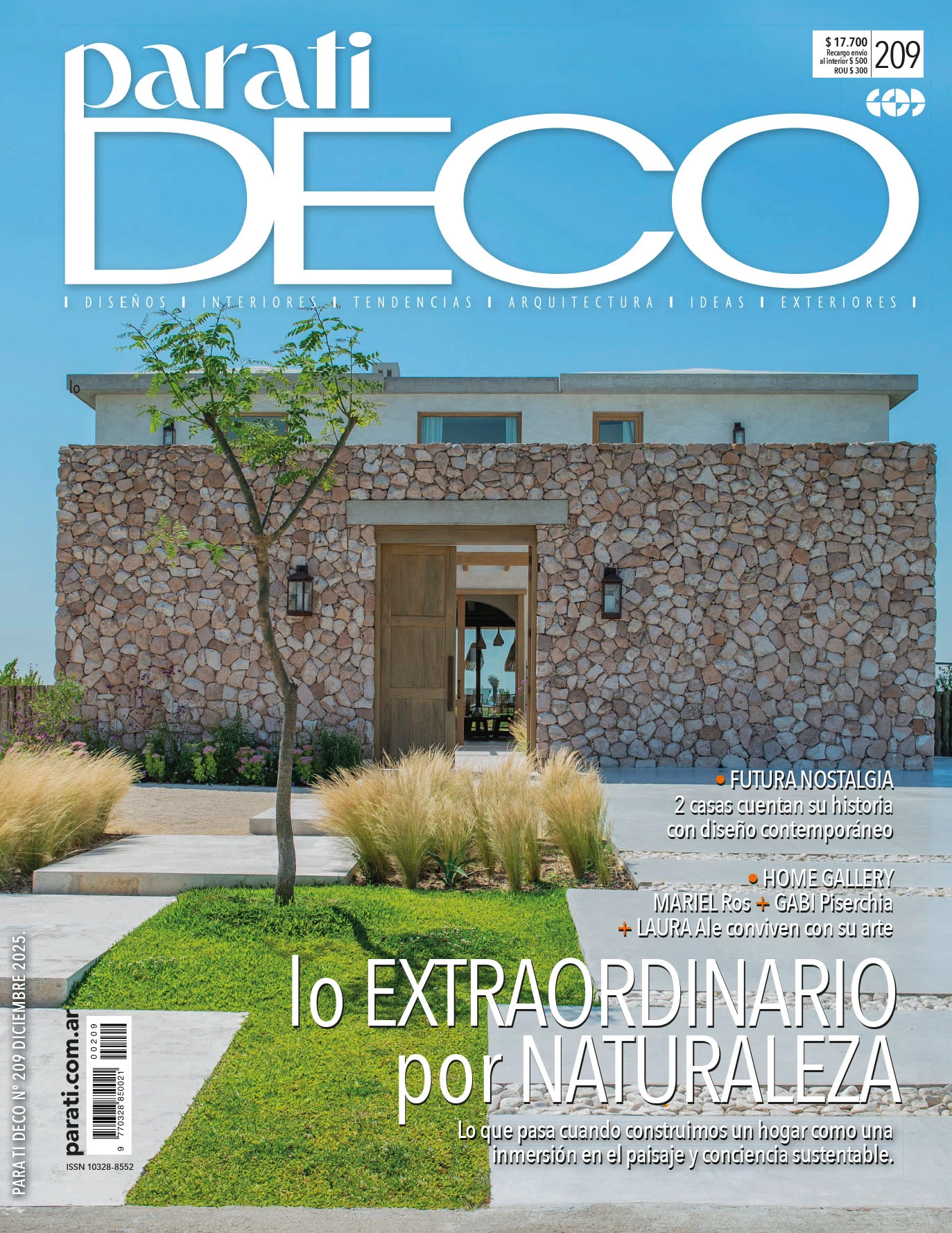 La tapa de para ti DECO #209, con "la casa de piedra" como protagonista. 