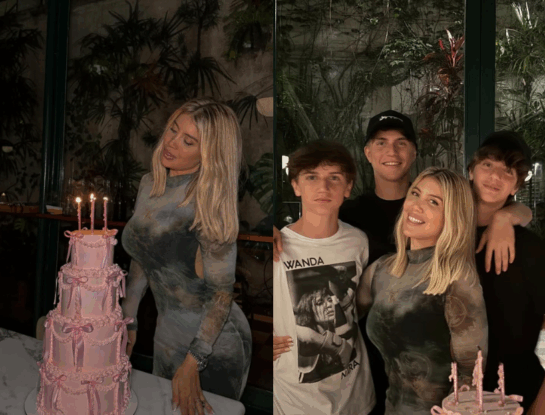 Las fotos del festejo de cumpleaños de Wanda Nara: un banquete en el restaurante de Germán Martitegui con invitados de lujo