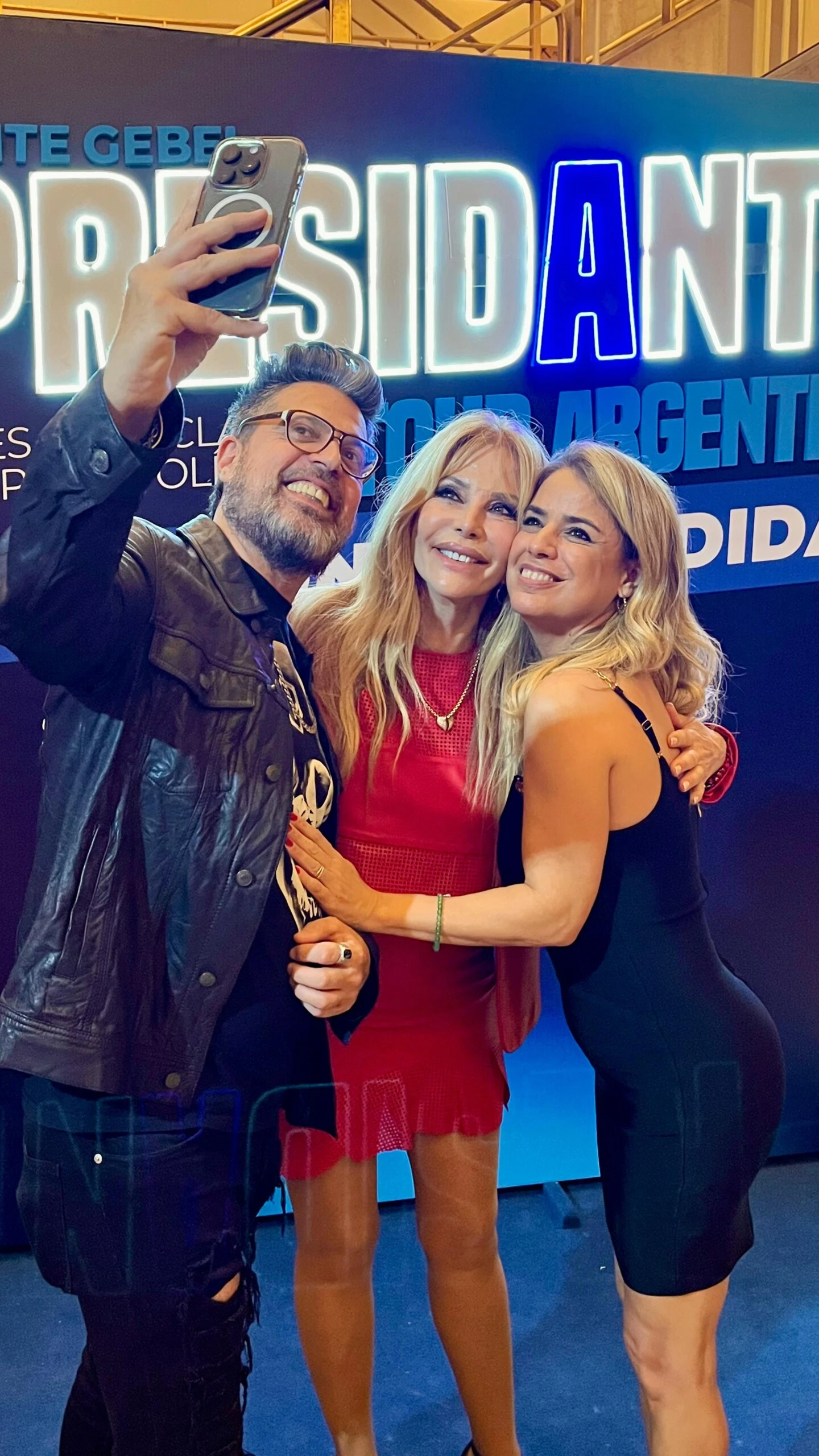 Rolando Barbano, Marina Calabró y Graciela Alfano.