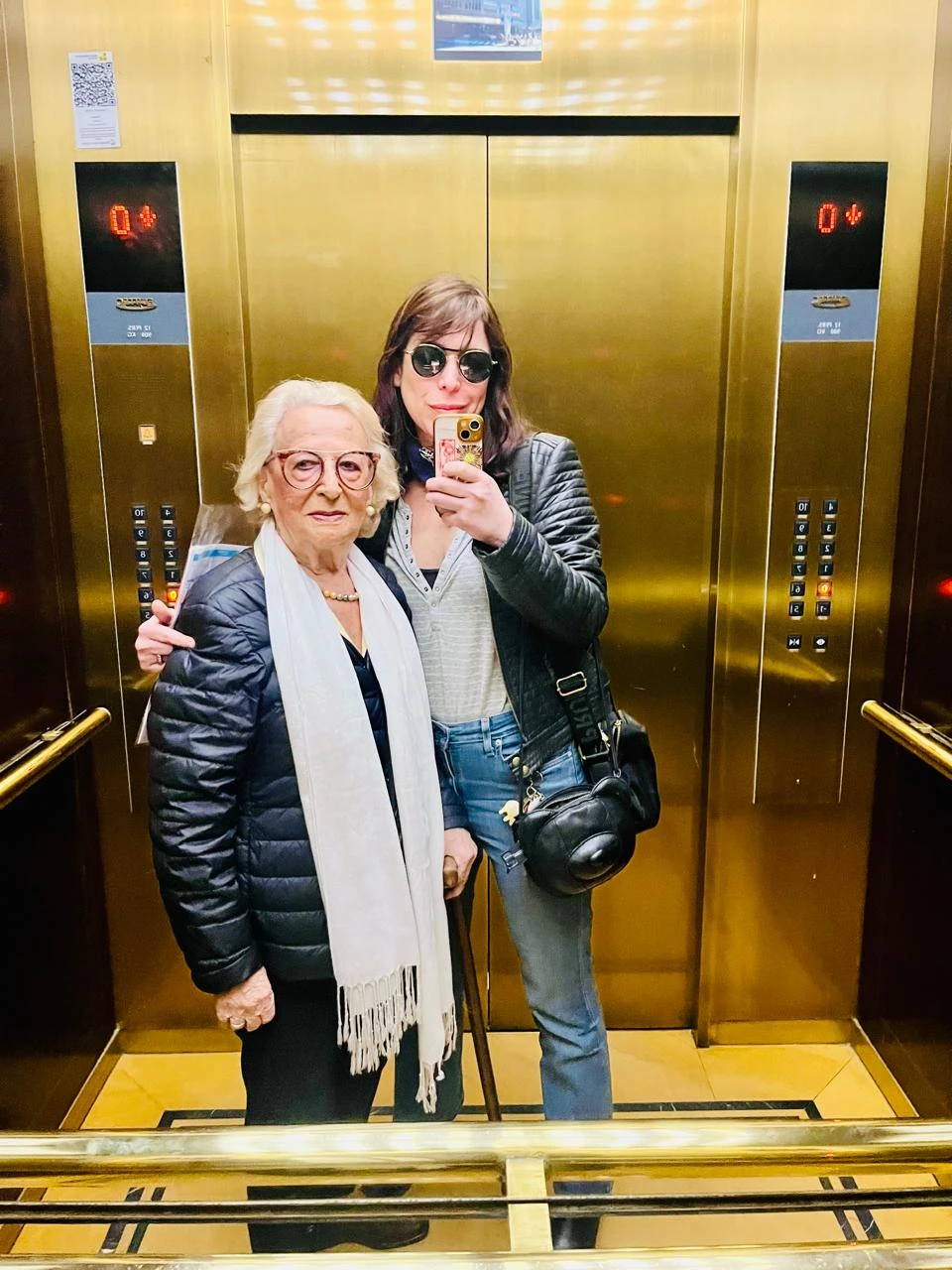 Marta Echaul y Fernanda Cohen, su nieta