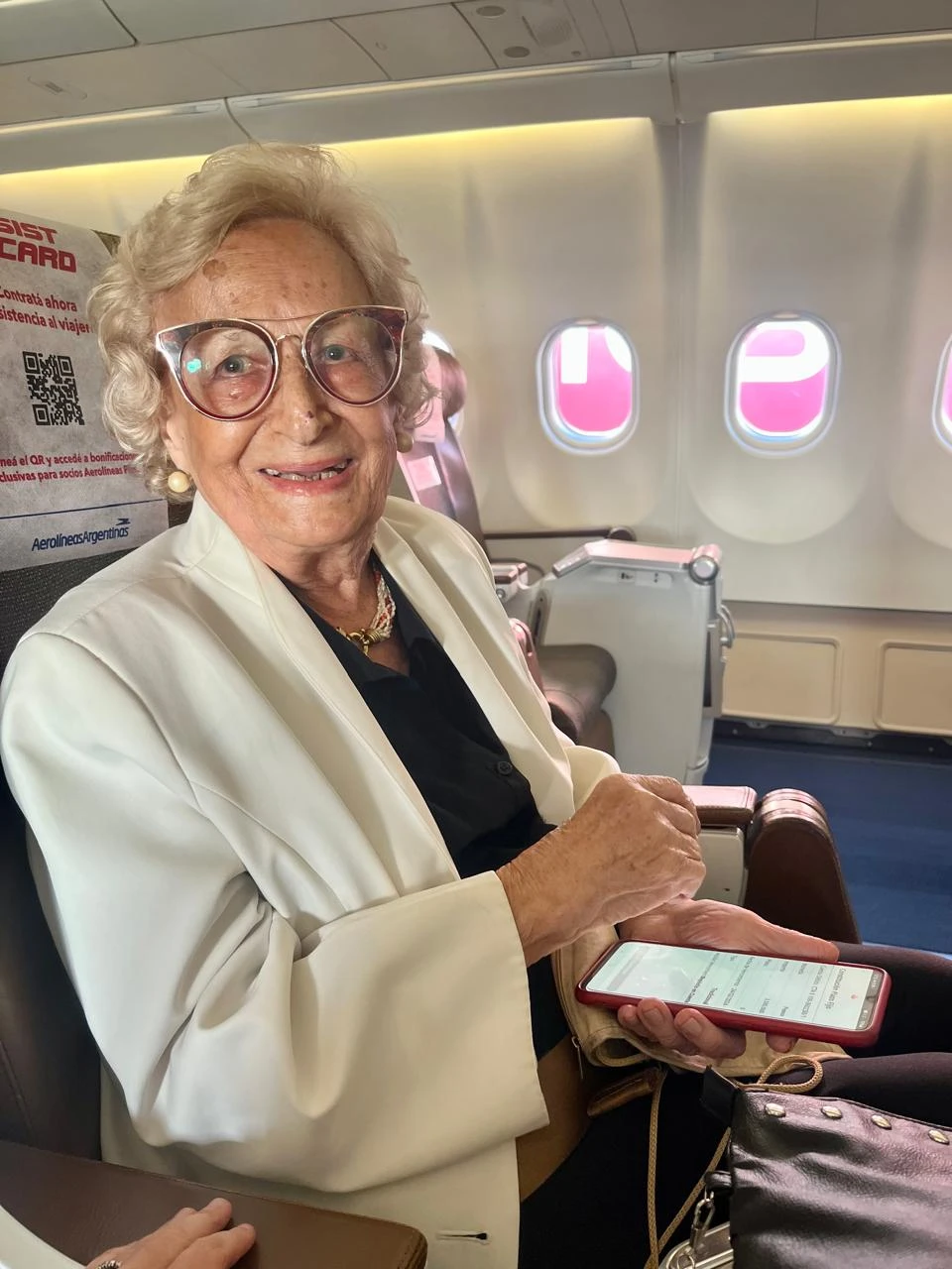 Marta Echaul y Fernanda Cohen, su nieta