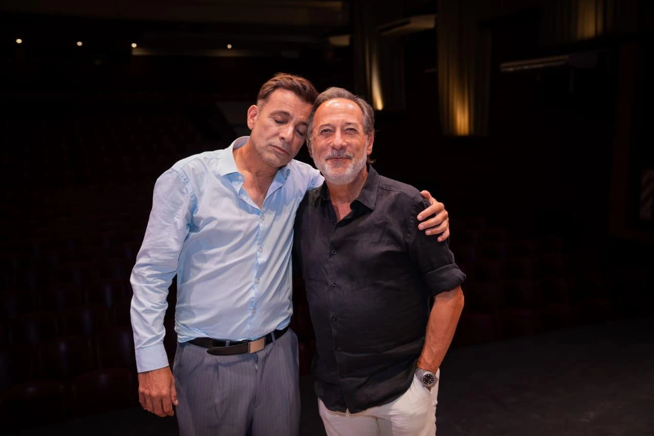 Martin Bossi y Guillermo Francella