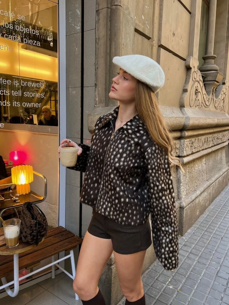 El deer print está inspirado en el pelaje de los ciervos.