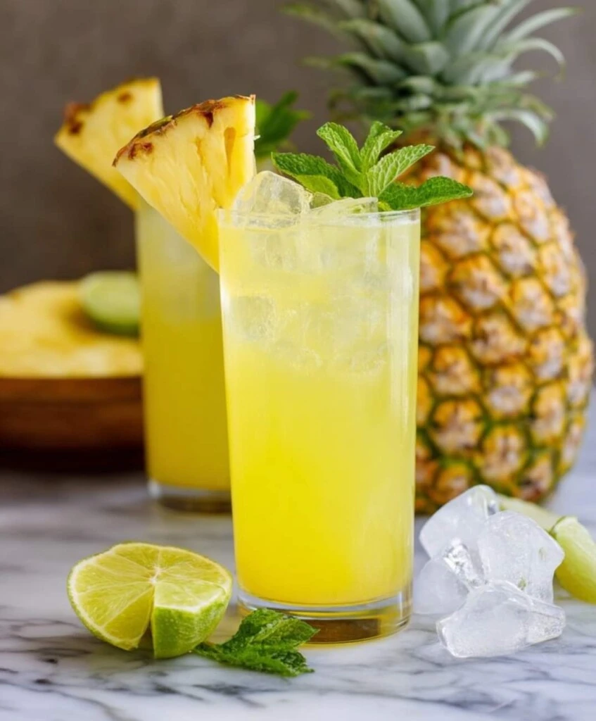 Cómo preparar ananá fizz en casa: la receta del trago típico para la mesa navideña

