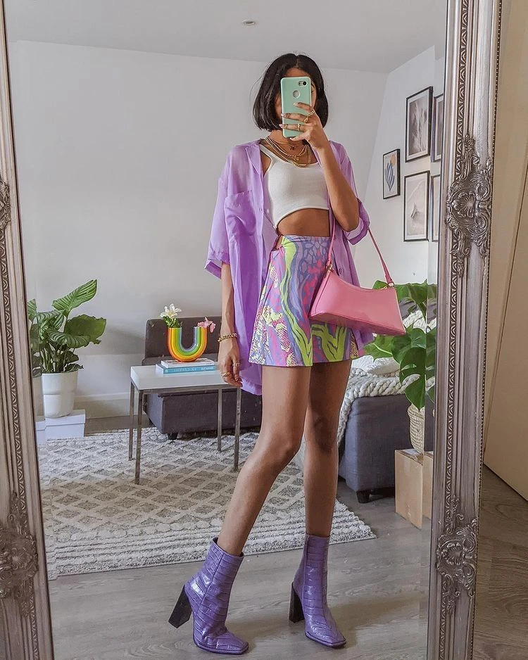 Con la tendencia 2026 de Pinterest, podés armar outfits coloridos y diferentes.