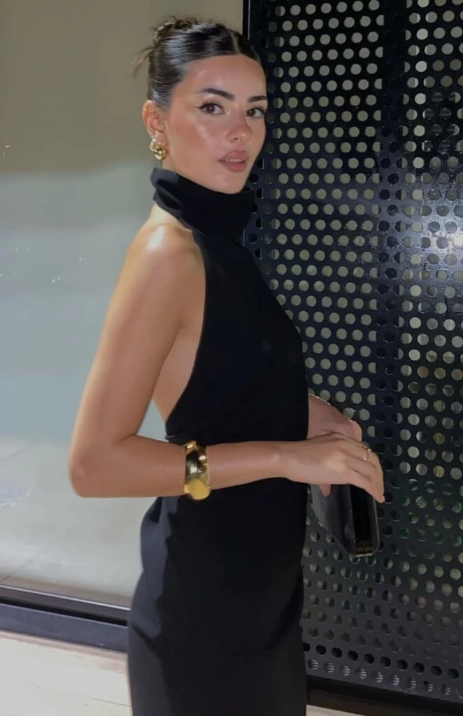 Un look simple y chic.