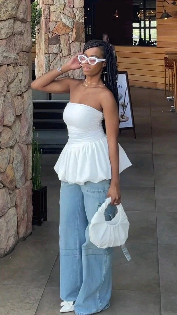 Una blusa ideal para el verano.