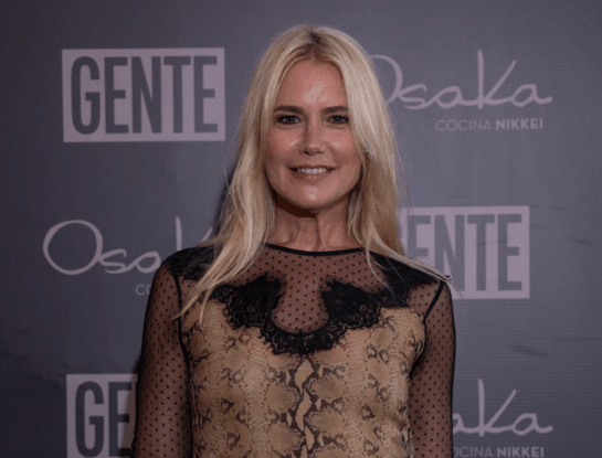 Valeria Mazza eligió Roberto Cavalli y reafirmó el poder del animal print en clave sofisticada