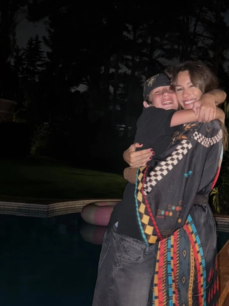 Benicio y Pampita en plena navidad.