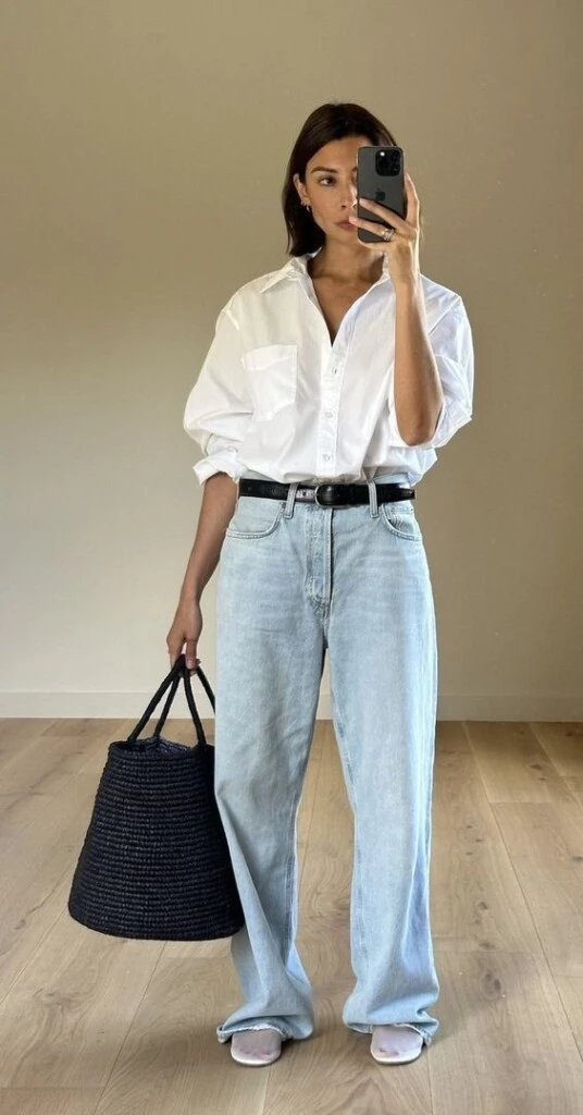 Así podrás lucir estos jeans para trabajar o salir de noche.