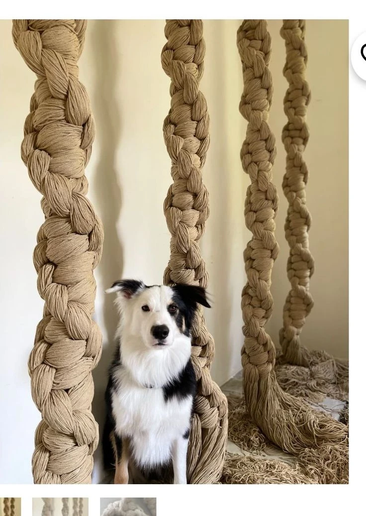 Gruesas, retorcidas... Las sogas se usan asi