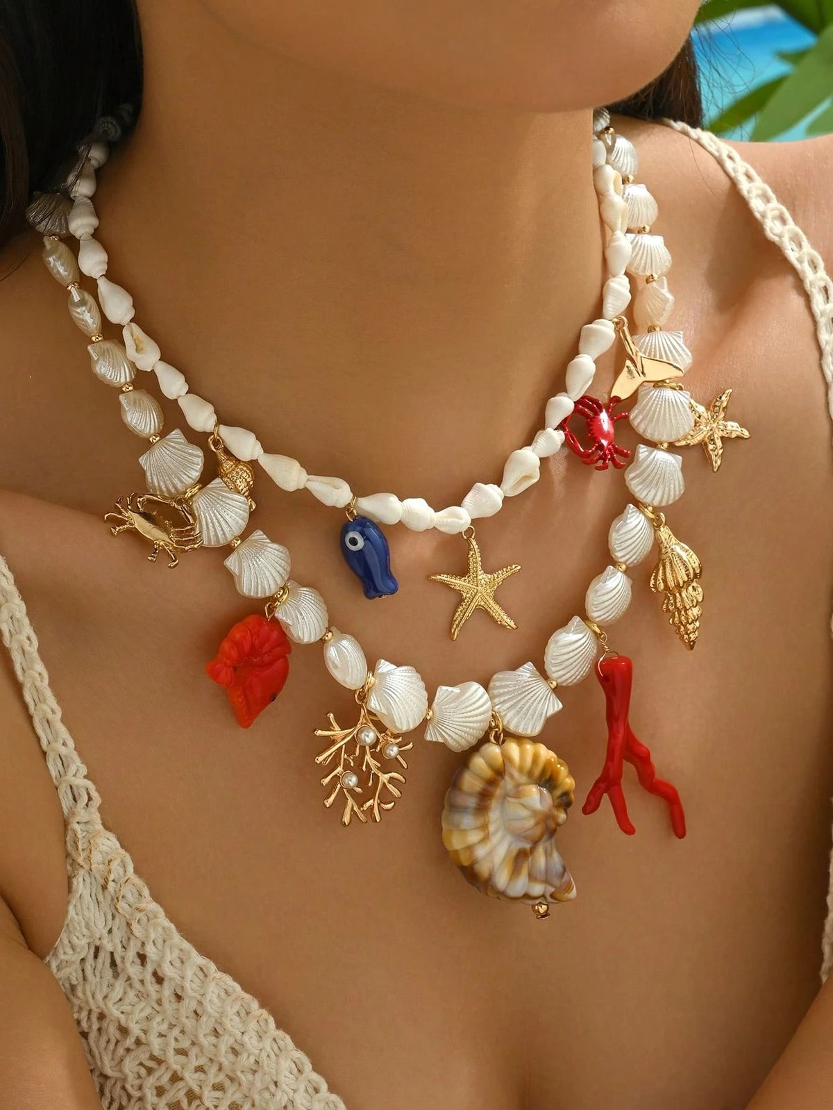 Collar de caracoles, un clásico del verano.