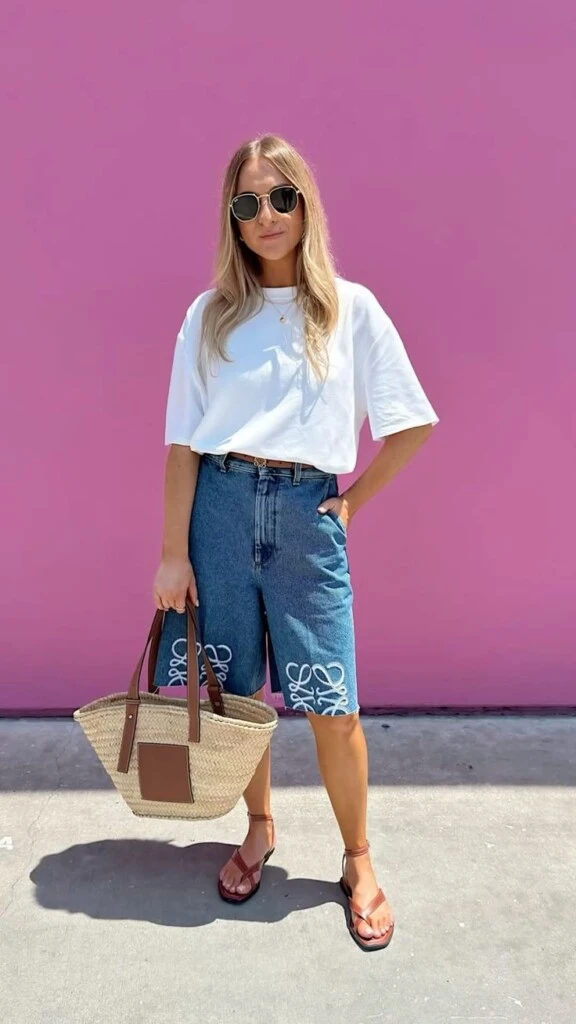 La bermudas de jean, la prenda estrella del verano.