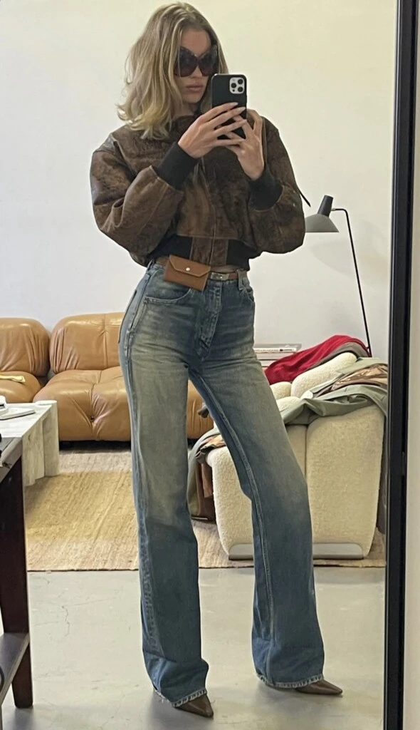 Estos jeans estilizan la figura.