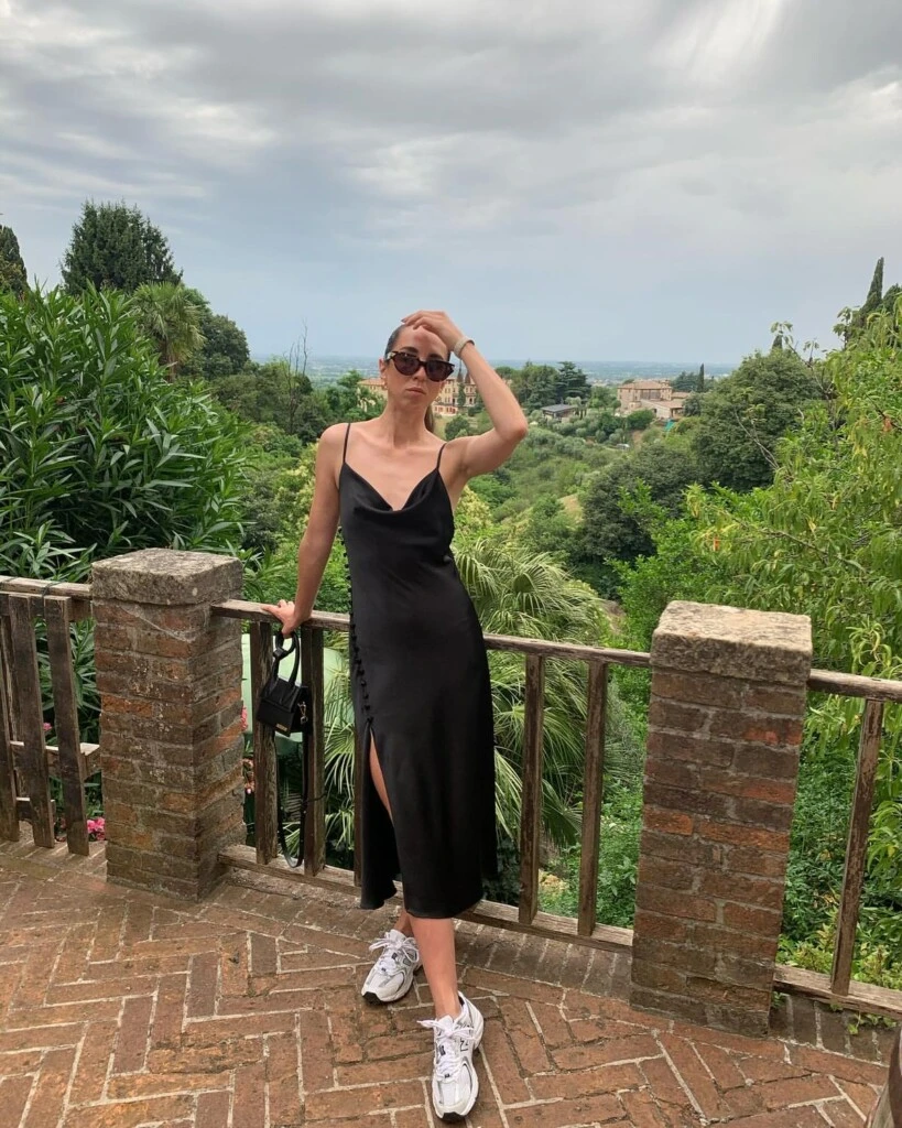 Podés crear looks elegantes mezclados con urbanos.