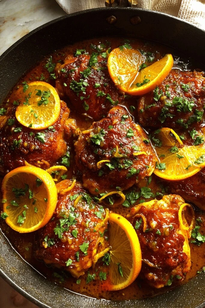 Pollo a la naranja con miel: una receta simple y deliciosa

