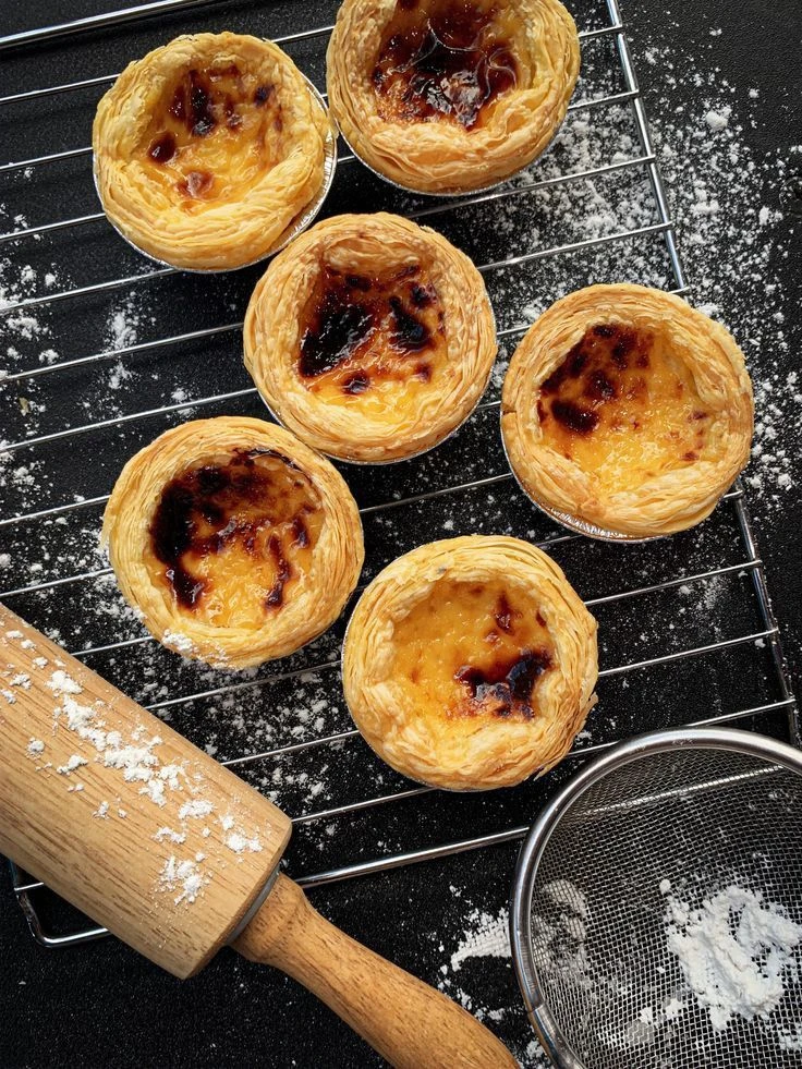 Las egg tarts son una delicia.