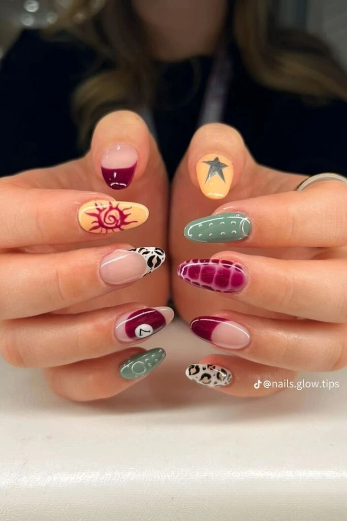 Es un nail art que combina con todo.