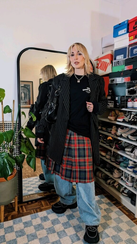 Estas faldas se pueden combinar de diferentes formas.