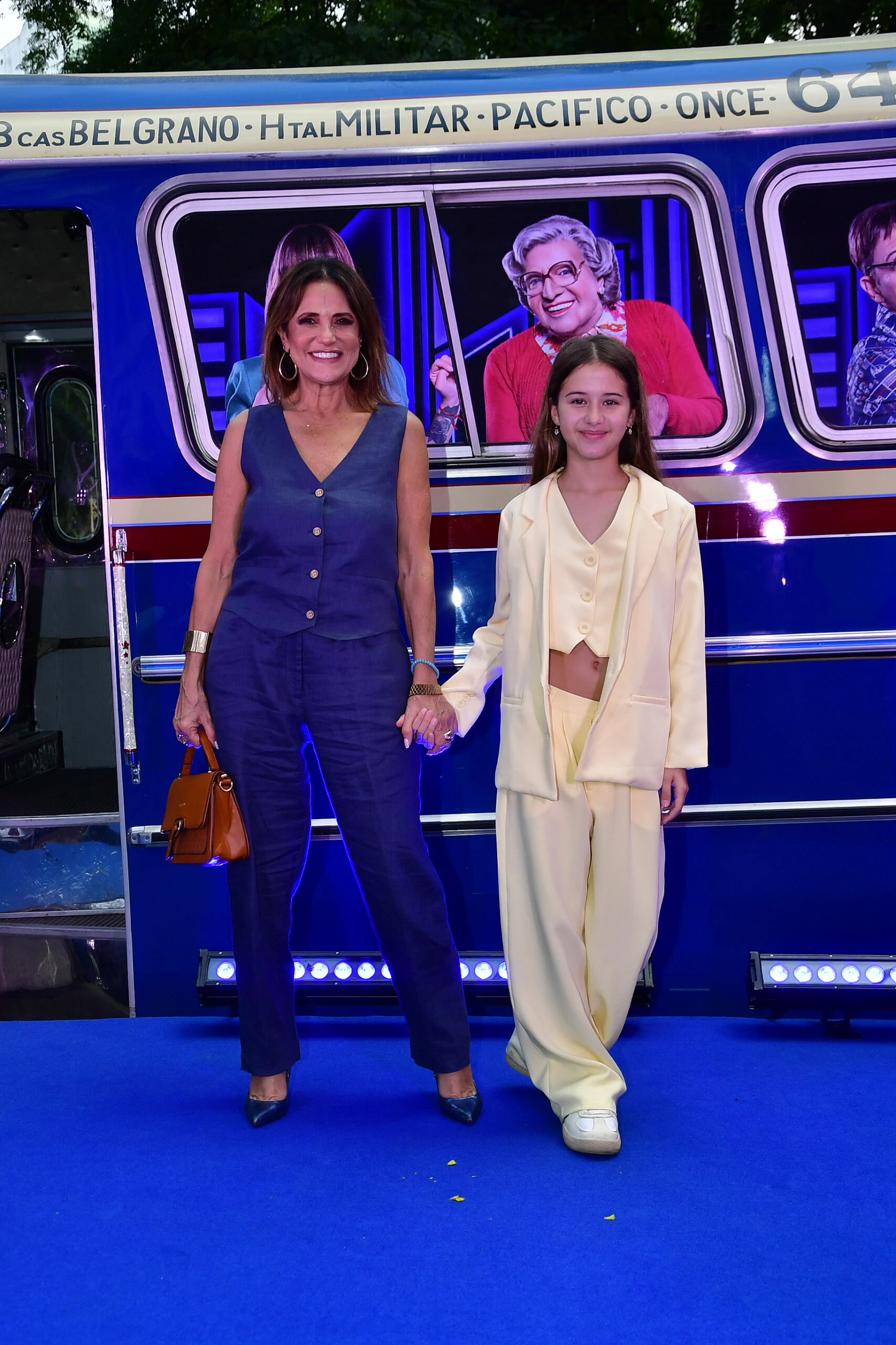 Fernanda Callejón y su hija Giovanna Diotto Callejón, quien actúa en la obra.