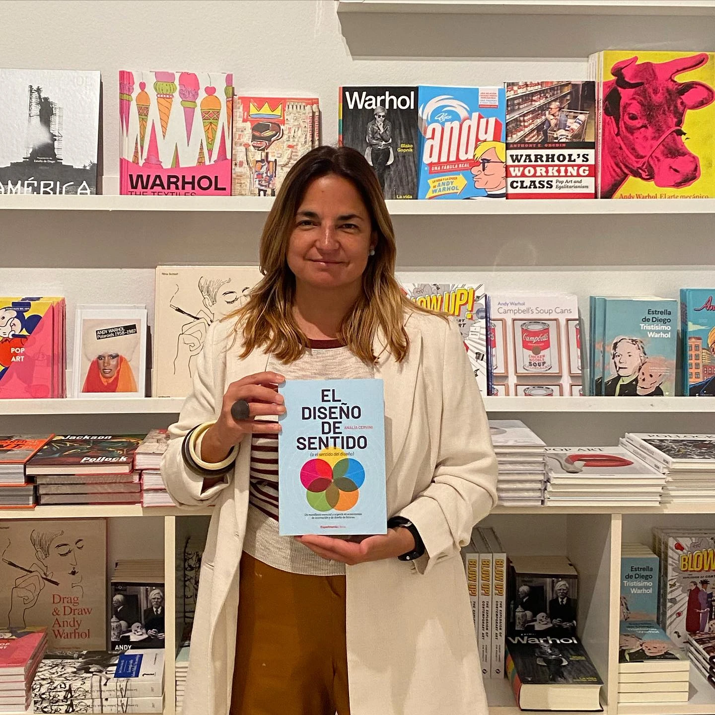 Analía Cervini en "El Diseño de Sentido Tour" por España. 