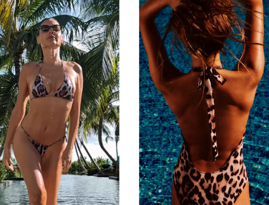 Bikinis animal print: Pampita marca tendencia y confirma el regreso del estampado más audaz del verano