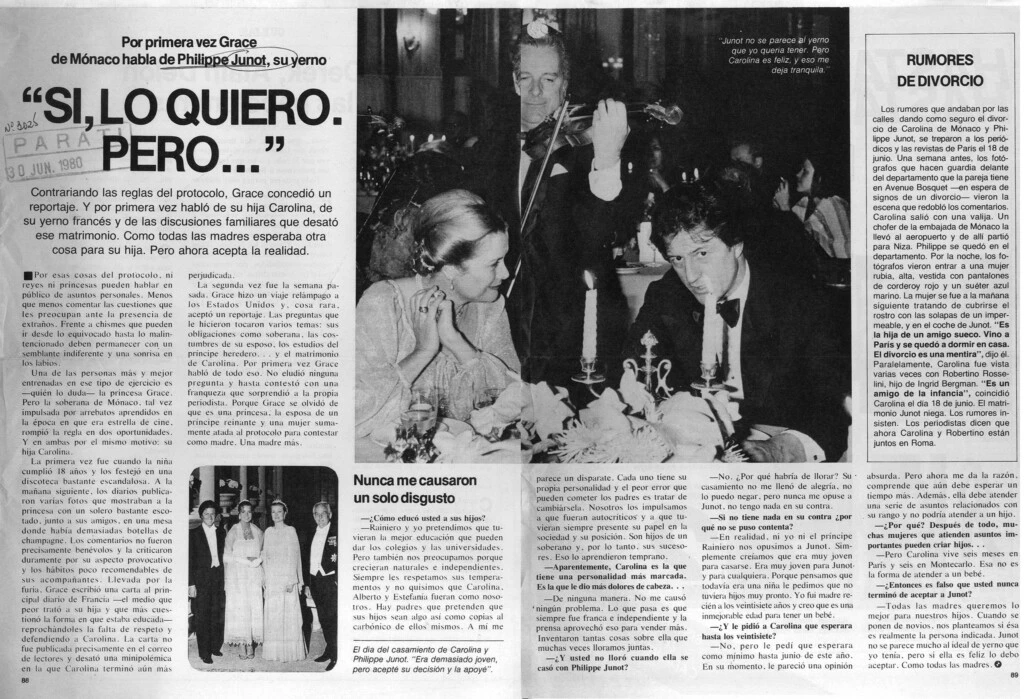 Grace Kelly no lo quería