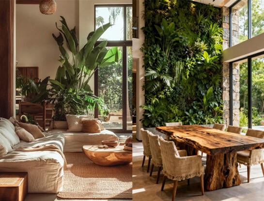 Diseño biofílico 2026: cómo sumar naturaleza en tu casa para vivir mejor