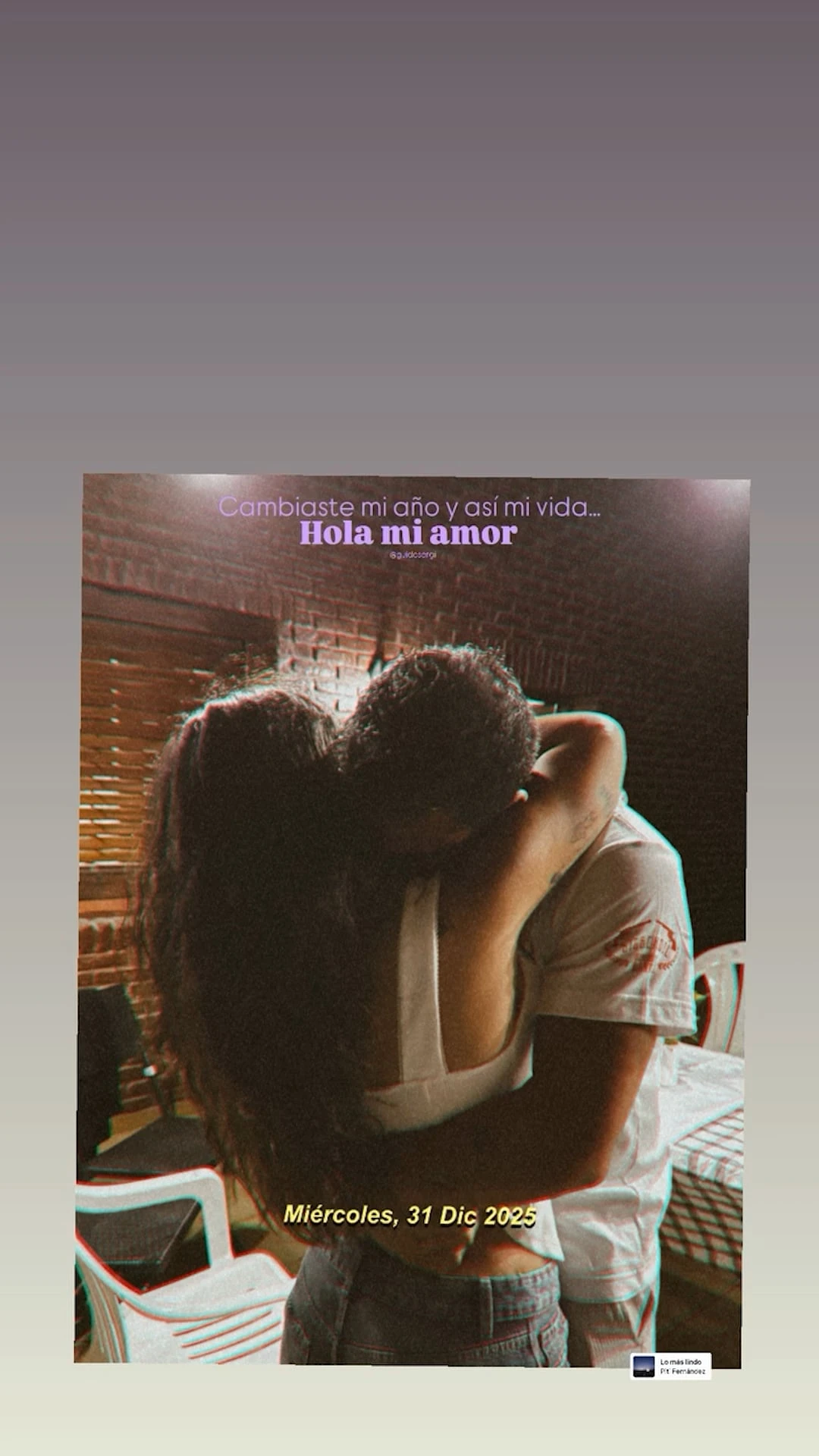 Gianinna Maradona blanqueó su relación en el primer día de 2026