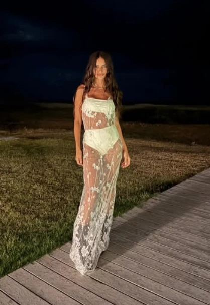 Zaira Nara, transparencias y pura sensualidad. 