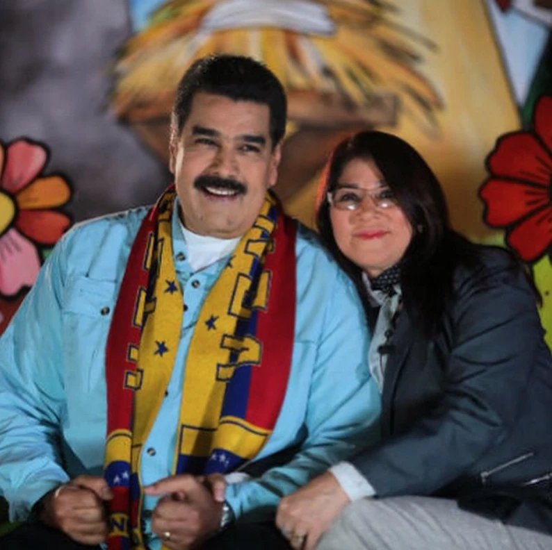 Cilia Flores y Nicolás Maduro. Foto Instagram