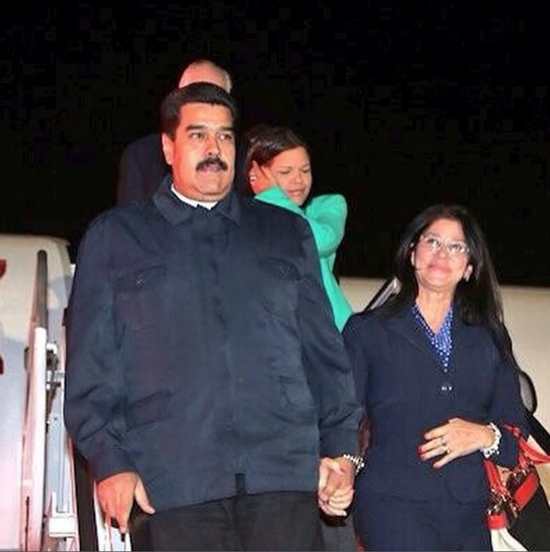 Cilia Flores y Nicolás Maduro. Foto Instagram