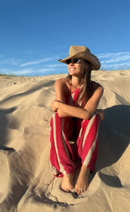 Pampita, una de las famosas que más usa el sombrero cowgirl