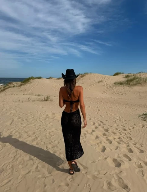 Pampita, una de las famosas que más usa el sombrero cowgirl