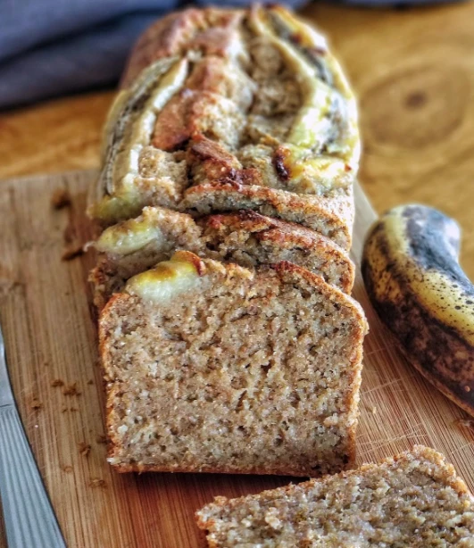 Budín integral de banana