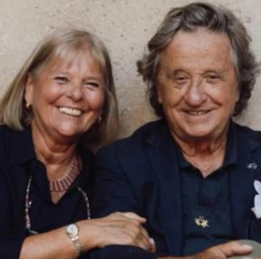 Gachi Ferrari y Lando Simonetti, su esposo desde hace más de 40 años.