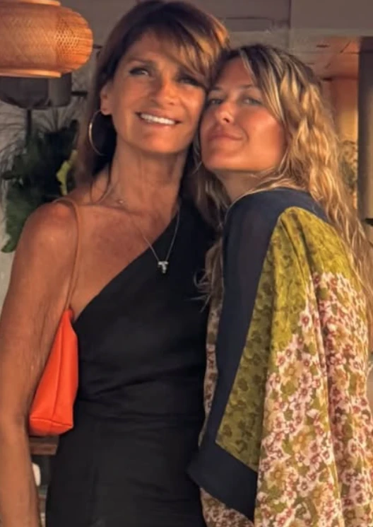 Con Teresa Calandra en Punta del Este.