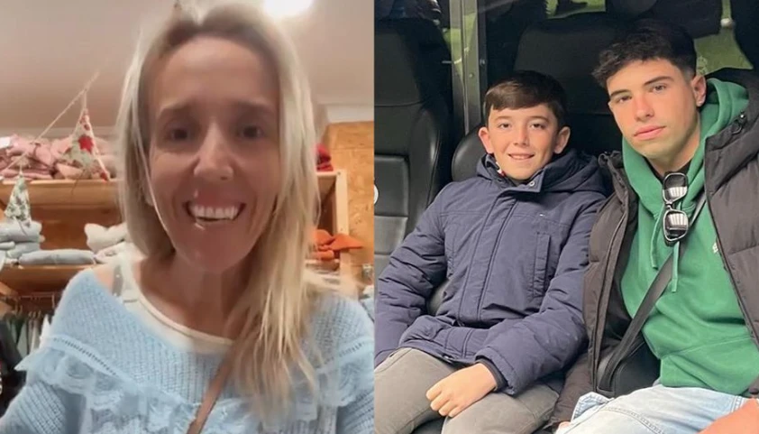 Las fotos de la familia que circuló en redes sociales